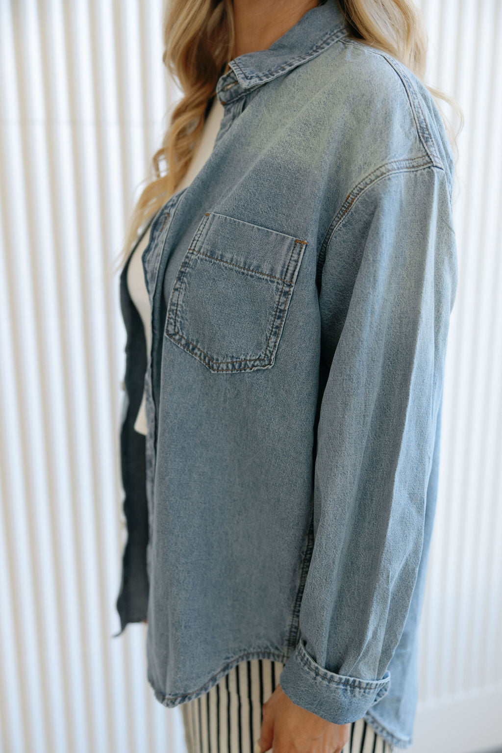 Brookings Denim Button Down