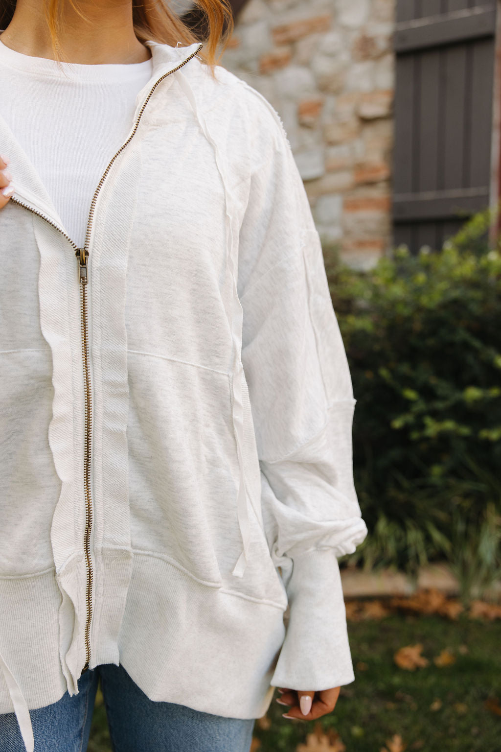 French Terry Oversized Jacket