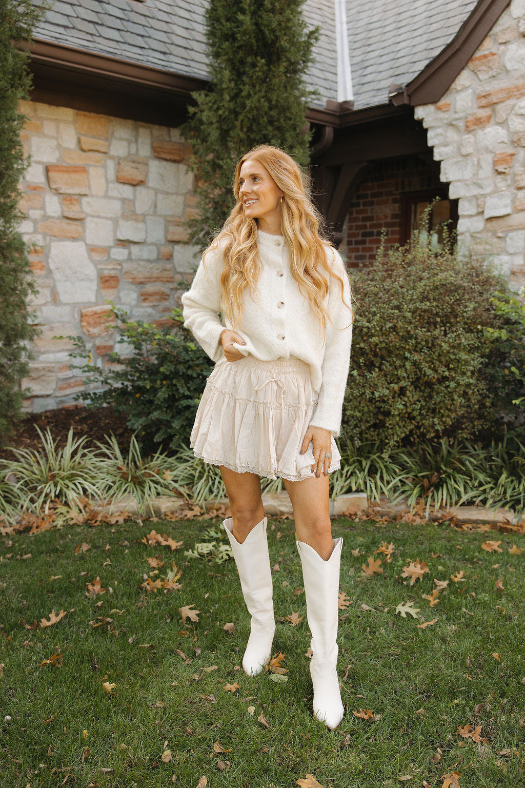 Tiered Flare Mini SKirt