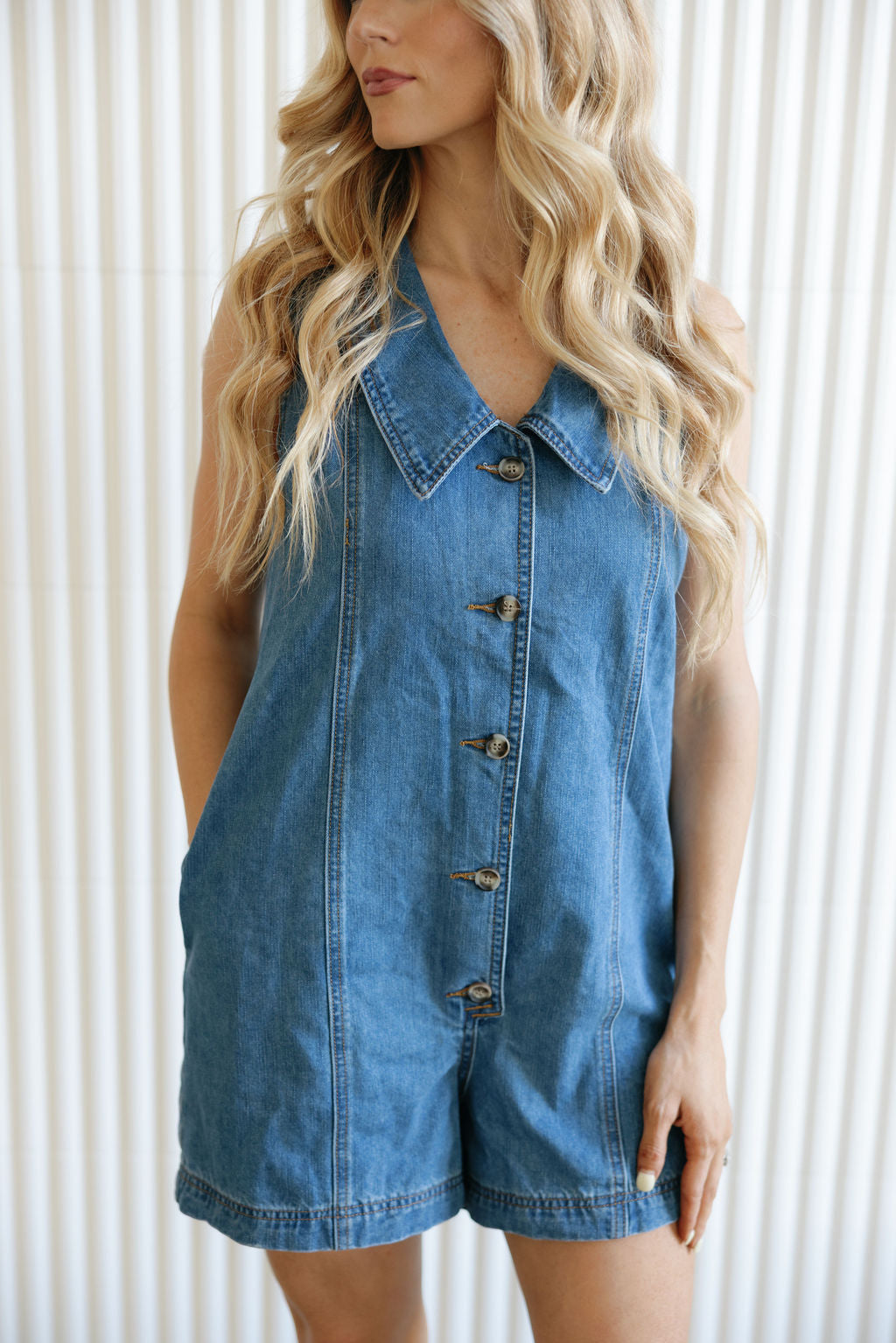 Jesse Denim Romper