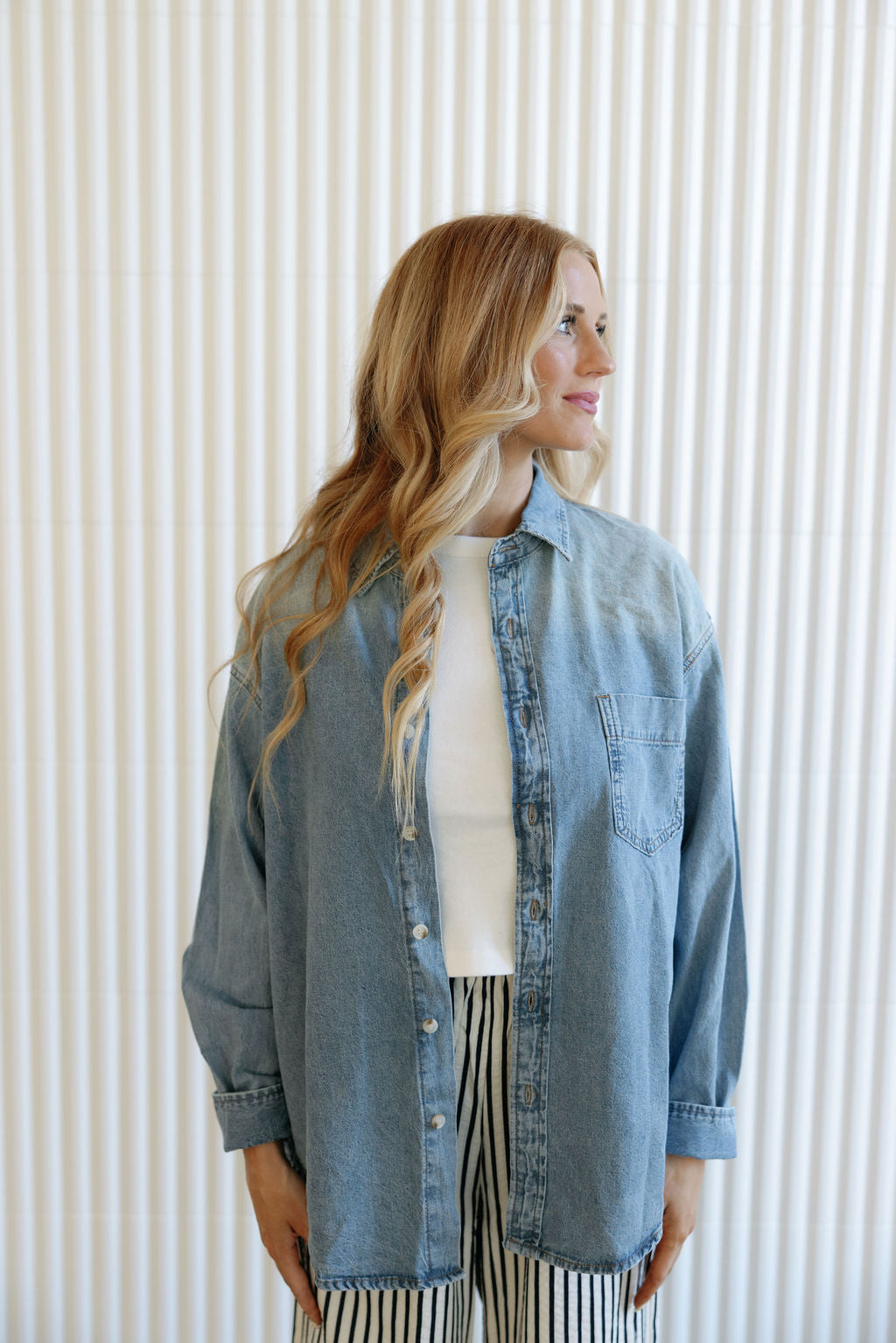 Brookings Denim Button Down