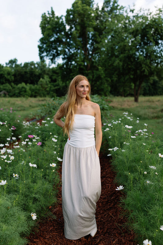 Linen Maxi Dress