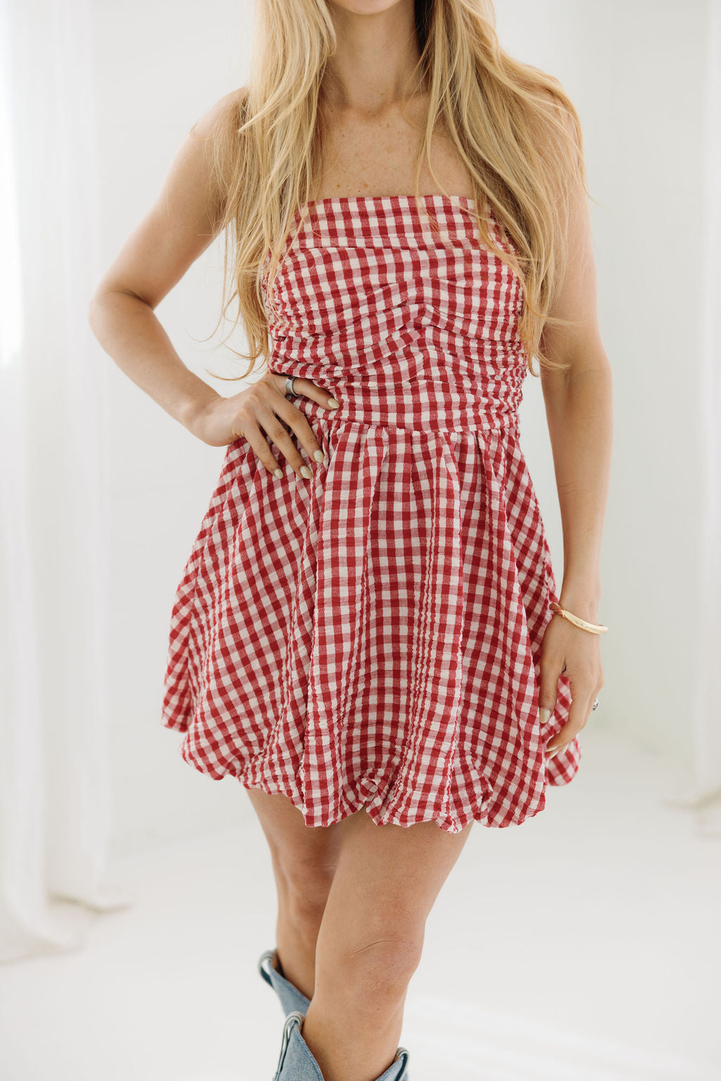 Sweetheart Gingham Mini