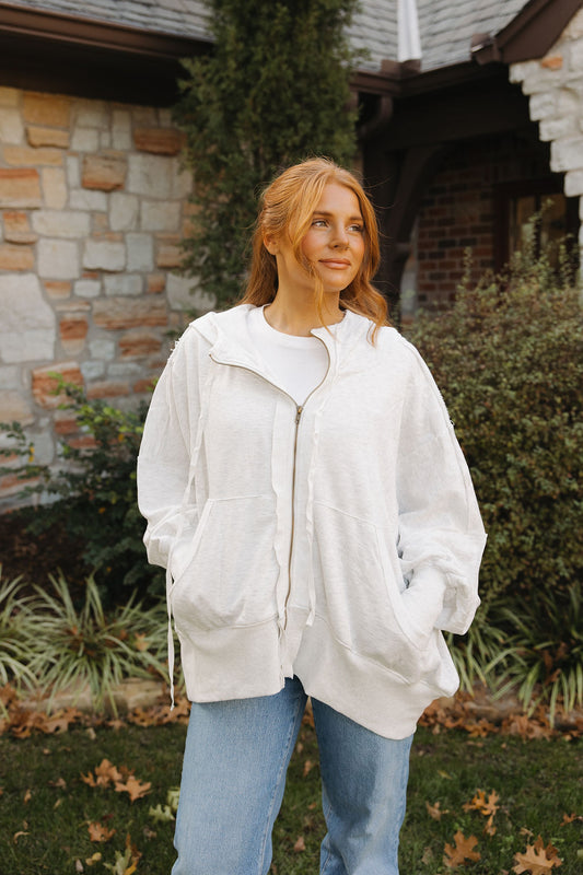 French Terry Oversized Jacket