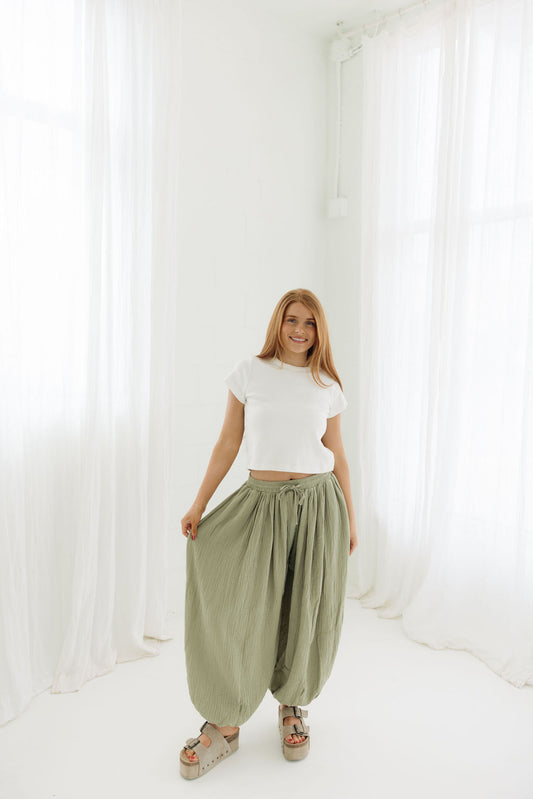 Cloud Cotton Balloon Pant