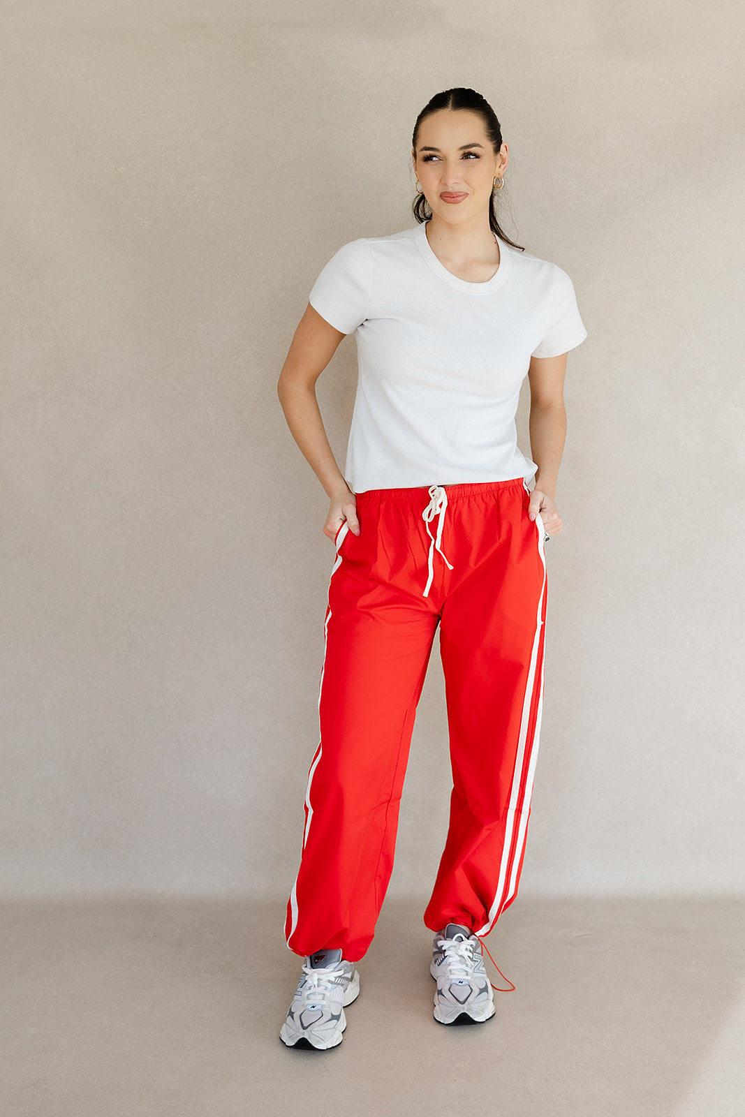 Red Track Pants