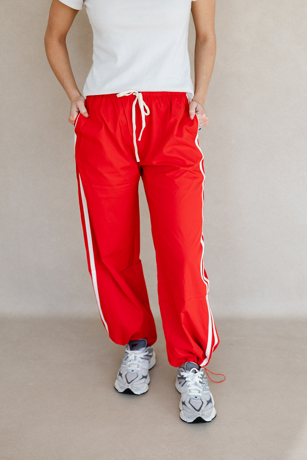 Red Track Pants
