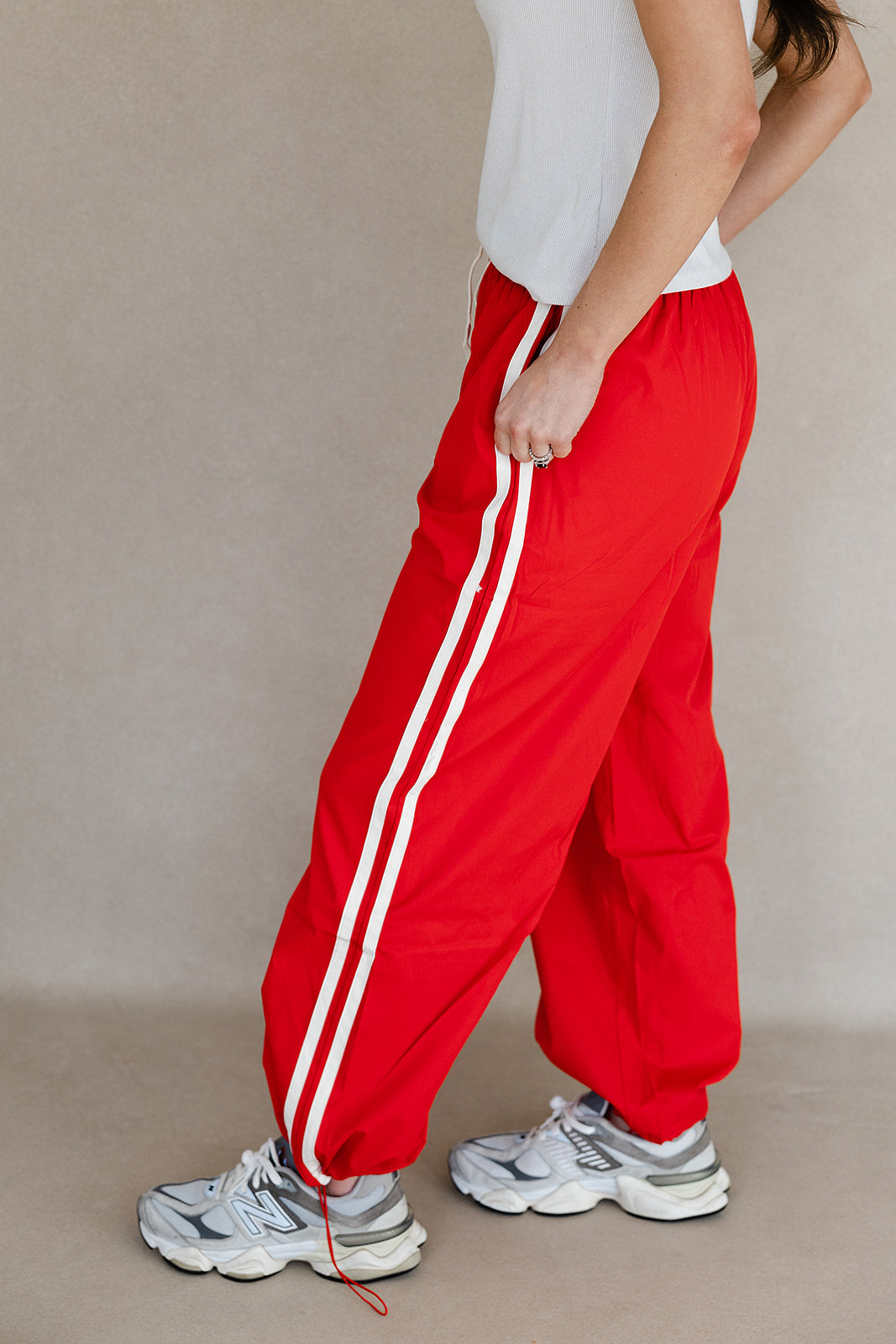 Red Track Pants